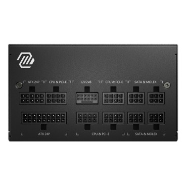 MSI MAG A850GL PCIE5 unité d'alimentation d'énergie 850 W 20+4 pin ATX ATX Noir