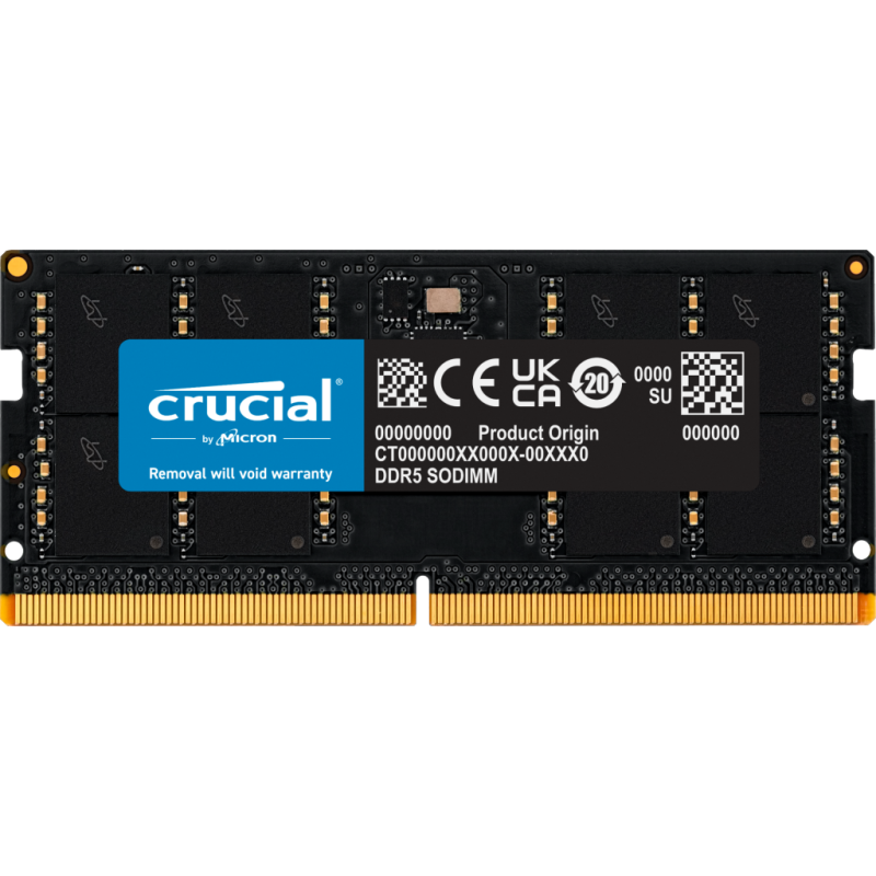 Crucial CT8G56C46S5T module de mémoire 8 Go 1 x 8 Go DDR5 ECC