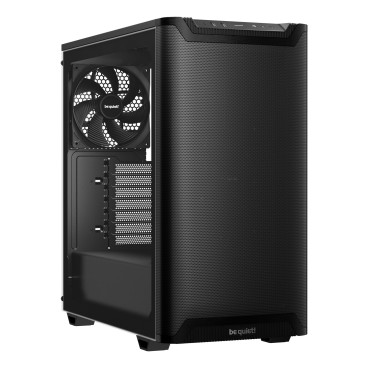 be quiet! Pure Base 501 Noir | Boîtier PC vitré , Mini ATX   Micro ATX   ATX, 2 ventilateurs Pure Wings 3 140 mm PWM