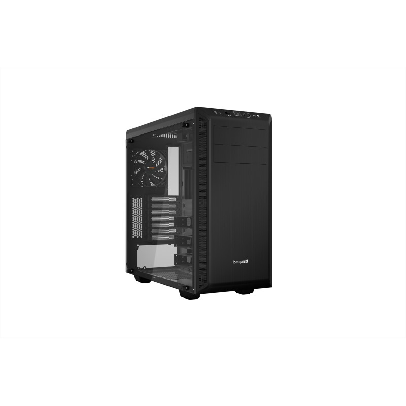 be quiet! Pure Base 600 Noir | Boîtier PC vitré, Mini ITX   Micro ATX   ATX,1 ventilateur Pure Wings 2 120 mm, 1 ventilateur