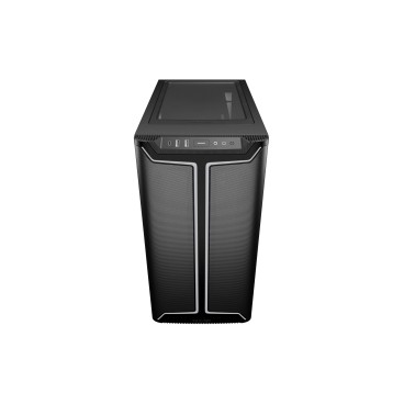 be quiet! Pure Base 501 Noir | Boîtier PC vitré, Mini ATX   Micro ATX   ATX, 3 ventilateurs Pure Wings 3 140 mm PWM, bande ARGB