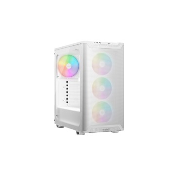 be quiet! Pure Base 501 Blanc | Boîtier PC vitré, Mini ATX   Micro ATX   ATX, 4 ventilateurs Light Wings LX PWM, ARGB