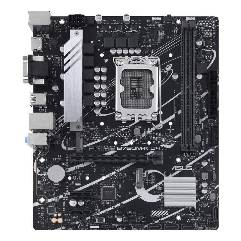 ASUS PRIME B760M-K D4 Intel B760 LGA 1700 micro ATX