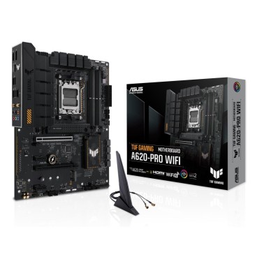 ASUS TUF GAMING A620-PRO WIFI AMD A620 Emplacement AM5 ATX