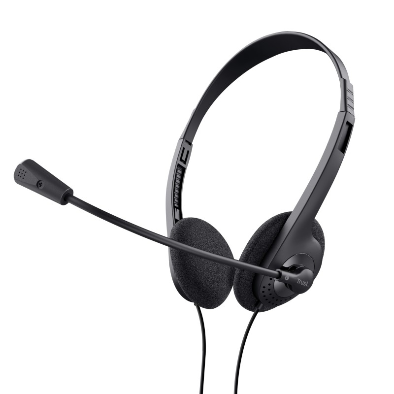 Trust 21665 casque Avec fil Ecouteurs Appels Musique Noir