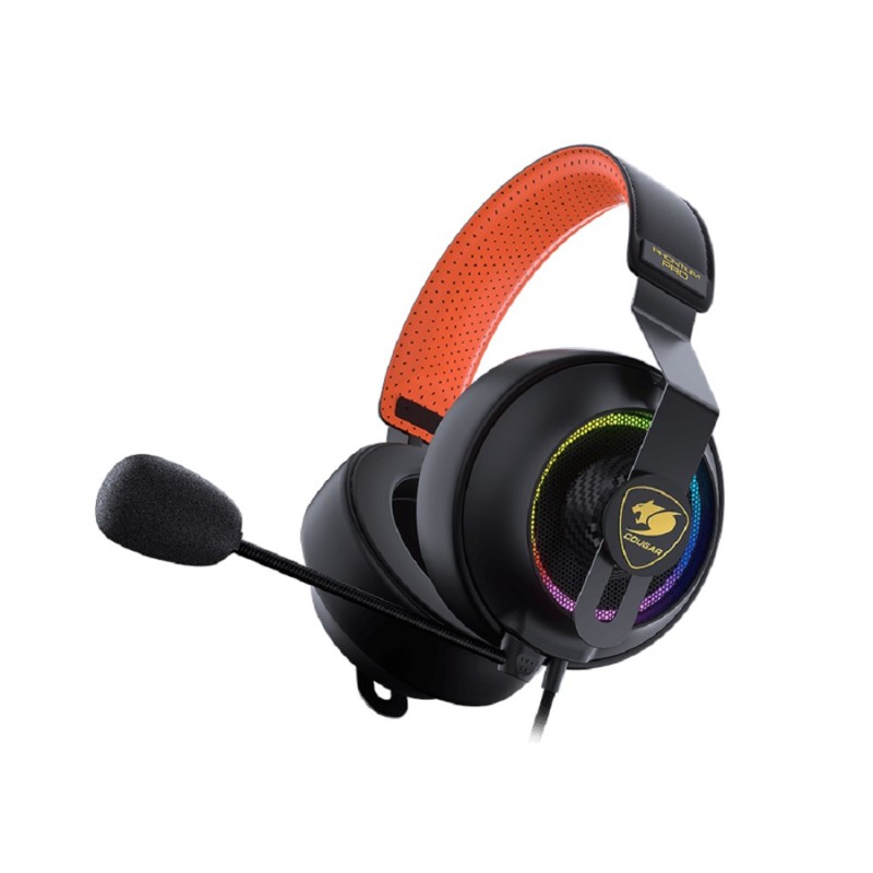 COUGAR Phontum Pro Prix Casque Avec fil Arceau Gaming USB Type-A Orange