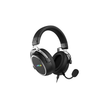 HATOR Hypergang 3 USB Casque Avec fil &sans fil Arceau Gaming USB Type-C   USB Type-A Bluetooth Noir