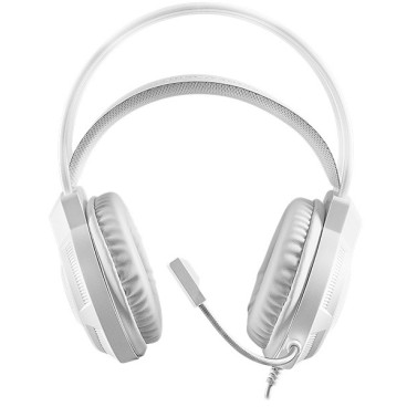 Mars Gaming MH124W casque Avec fil Arceau Blanc
