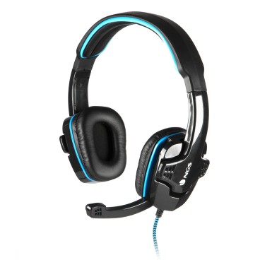 NGS GHX-505 casque Avec fil Arceau Gaming Noir, Bleu