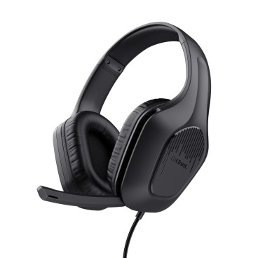 Trust GXT 415 Zirox Casque Avec fil Arceau Gaming Noir