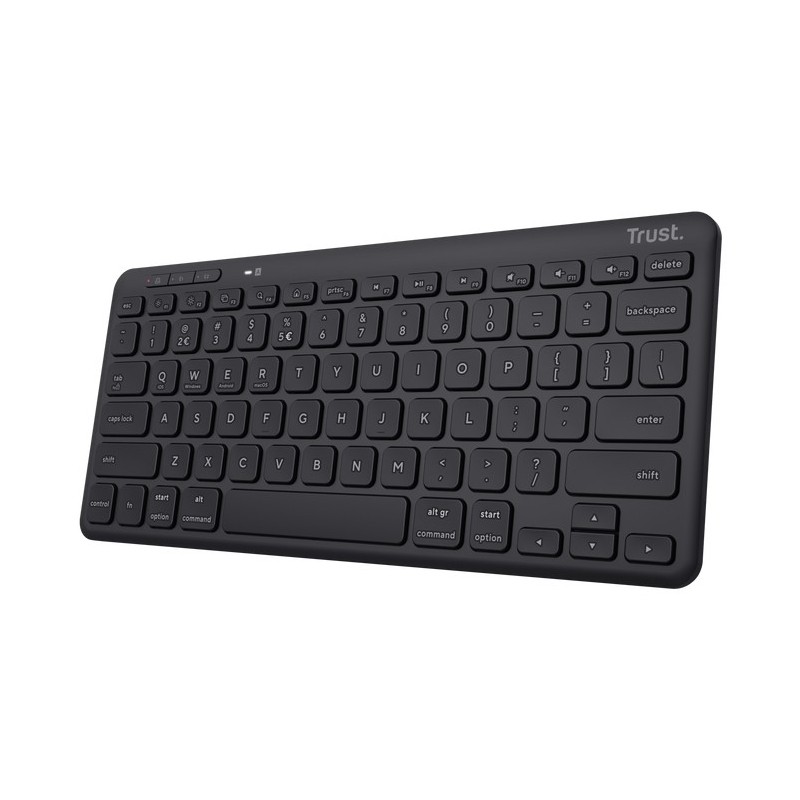 Trust Lyra clavier Maison Bluetooth AZERTY Français Noir