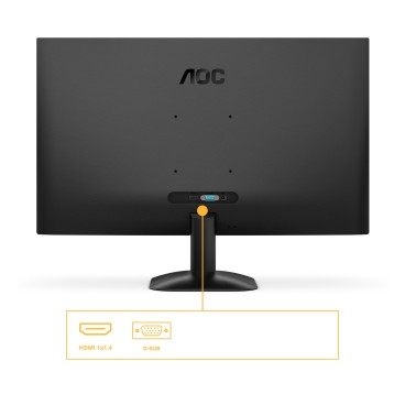 AOC B3 24B35HM2 écran plat de PC 60,5 cm (23.8") 1920 x 1080 pixels Full HD LED Noir