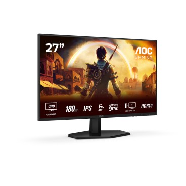 AOC G4 Q27G42XE écran plat de PC 68,6 cm (27") 2560 x 1440 pixels Quad HD Noir, Rouge