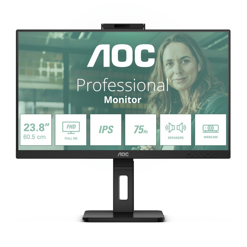 AOC 24P3QW écran plat de PC 60,5 cm (23.8") 1920 x 1080 pixels Full HD Noir
