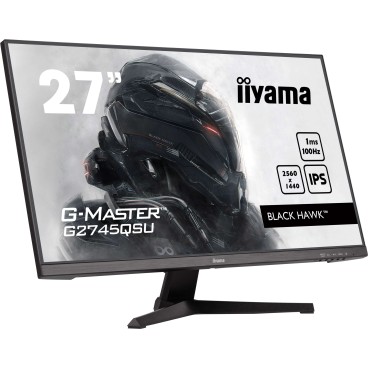 iiyama G-MASTER G2745QSU-B2 écran plat de PC 68,6 cm (27") 2560 x 1440 pixels Wide Quad HD LED Noir