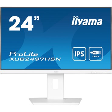iiyama ProLite XUB2497HSN-W1 écran plat de PC 60,5 cm (23.8") 1920 x 1080 pixels Full HD LED Blanc