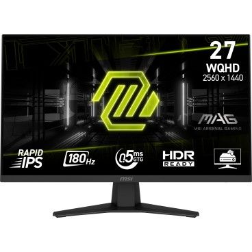 MSI MAG 274QF écran plat de PC 68,6 cm (27") 2560 x 1440 pixels Wide Quad HD LCD Noir