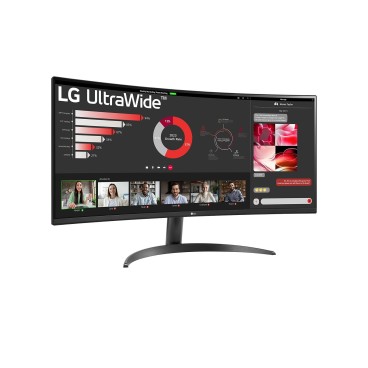 LG 34WR50QK-B écran plat de PC 86,4 cm (34") 3440 x 1440 pixels Wide Quad HD Noir