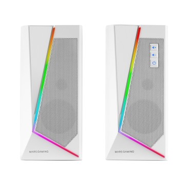 Mars Gaming MS7W haut-parleur Blanc Avec fil &sans fil 20 W