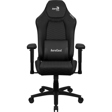 Aerocool CROWNBK Siège pour jeu vidéo Siège de jeu universel Siège rembourré Noir