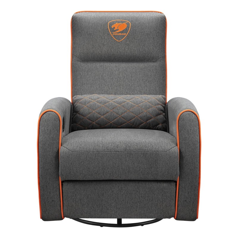 COUGAR CGR-FDF-GRO Fauteuil de gaming Chaise avec assise rembourrée Gris, Orange