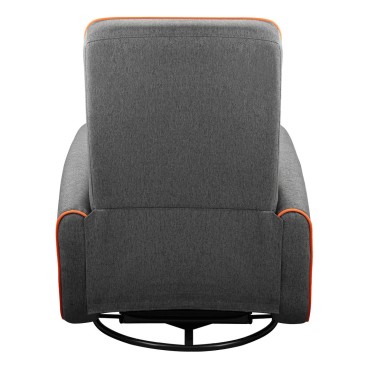 COUGAR CGR-FDF-GRO Fauteuil de gaming Chaise avec assise rembourrée Gris, Orange