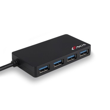 NGS iHub 3.0 USB 3.2 Gen 1 (3.1 Gen 1) Type-A 5000 Mbit s Noir