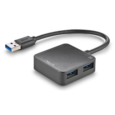 NGS IHUB 3.0 TINY USB 3.2 Gen 1 (3.1 Gen 1) Type-A 5000 Mbit s Noir