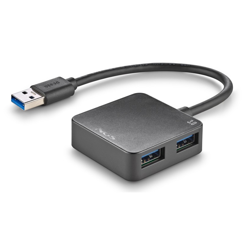 NGS IHUB 3.0 TINY USB 3.2 Gen 1 (3.1 Gen 1) Type-A 5000 Mbit s Noir