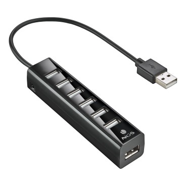 NGS IHUB7 TINY USB 2.0 480 Mbit s Noir