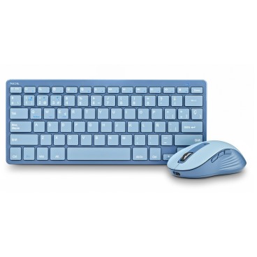 NGS FANTASY (AZERTY, FR) clavier Souris incluse Universel RF sans fil + Bluetooth Français Bleu