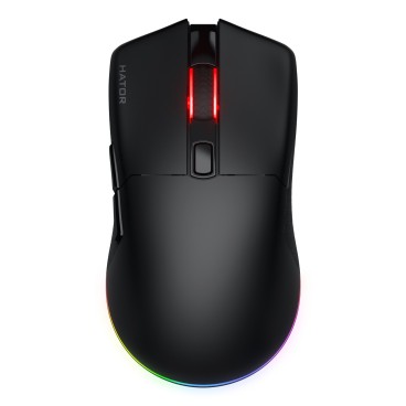 HATOR Pulsar 3 Wireless souris Gaming Ambidextre RF Wireless + Bluetooth + USB Type-C Optique 12000 DPI