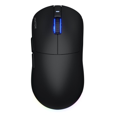 HATOR Quasar 3 Wireless souris Gaming Ambidextre RF Wireless + Bluetooth + USB Type-A Optique 12000 DPI