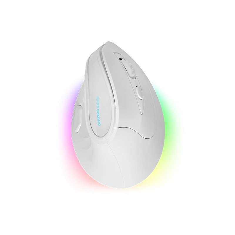 Mars Gaming MMSKW souris Droitier RF sans fil + Bluetooth Optique 8400 DPI