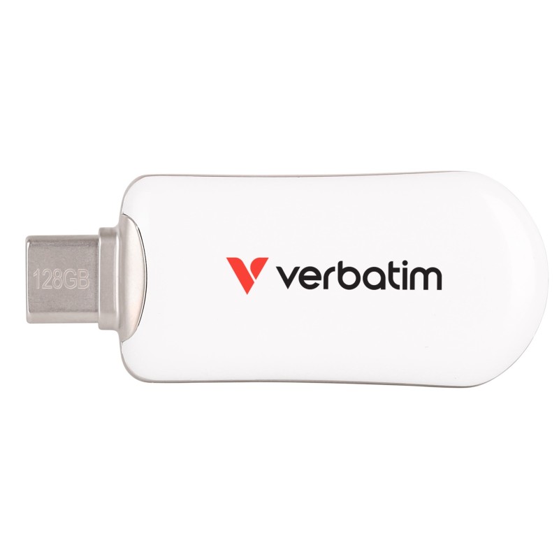 Verbatim 30229 lecteur USB flash 128 Go USB Type-C 3.2 Gen 1 (3.1 Gen 1) Blanc