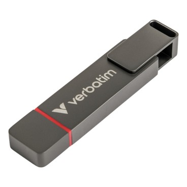 Verbatim Dual QuickStick lecteur USB flash 512 Go USB Type-A   USB Type-C 3.2 Gen 1 (3.1 Gen 1) Gris