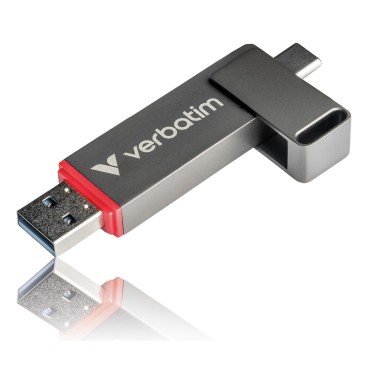 Verbatim Dual QuickStick lecteur USB flash 512 Go USB Type-A   USB Type-C 3.2 Gen 1 (3.1 Gen 1) Gris