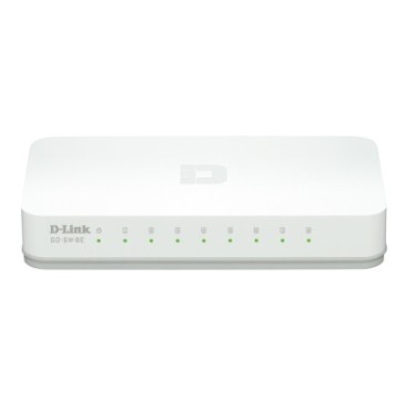 D-Link GO-SW-8E commutateur réseau Non-géré Fast Ethernet (10 100) Blanc