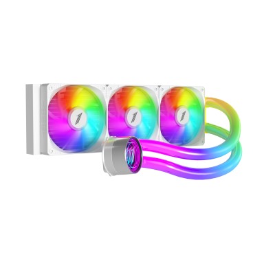 1STPLAYER MT(IS)-360-WH système de refroidissement d’ordinateur Processeur Refroidisseur de liquide tout-en-un 12 cm Blanc