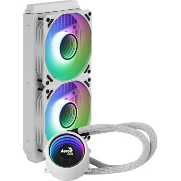 Aerocool Mirage L240 Processeur Refroidisseur de liquide tout-en-un Blanc 1 pièce(s)