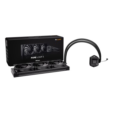 be quiet! PURE LOOP 3 Processeur Refroidisseur de liquide tout-en-un 12 cm Noir 1 pièce(s)