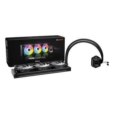 be quiet! PURE LOOP 3 LX Processeur Refroidisseur de liquide tout-en-un 12 cm Noir 1 pièce(s)