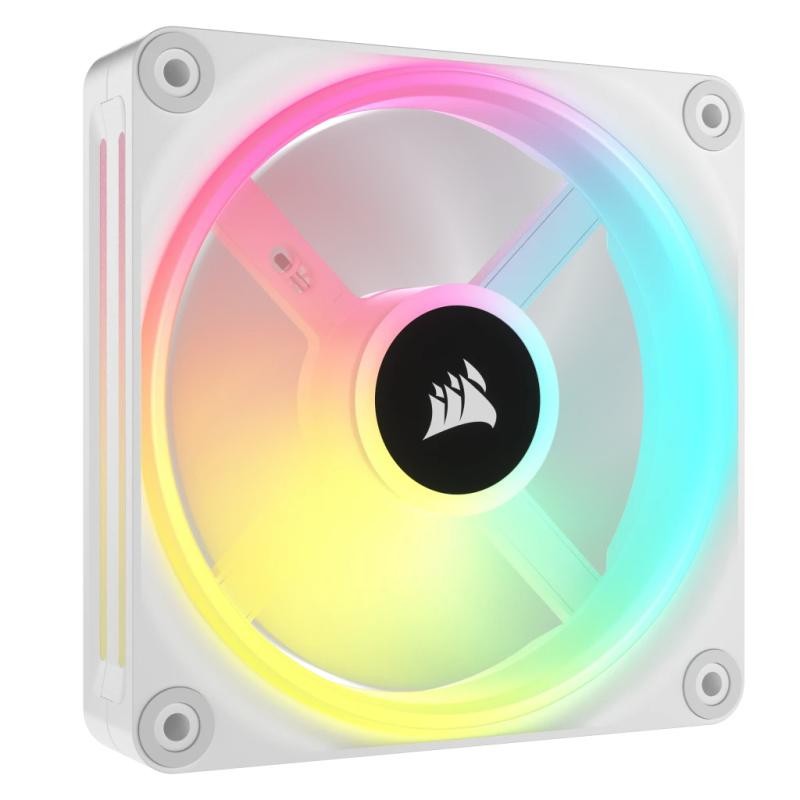 Corsair iCUE LINK QX120 RGB Boitier PC Ventilateur 12 cm Blanc 3 pièce(s)