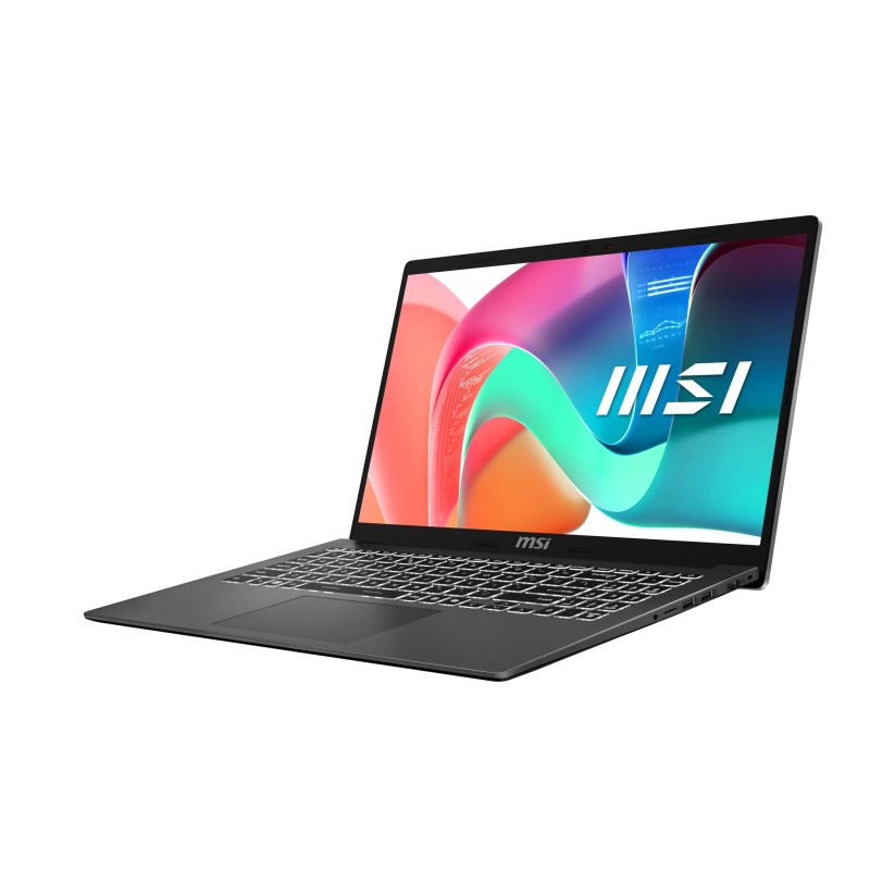 MSI Modern 15 F13MG-653FR Intel® Core™ i3 i3-1315U Ordinateur portable 39,6 cm (15.6") Full HD 8 Go DDR4-SDRAM 512 Go SSD Wi-Fi