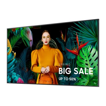 Samsung QH50C Écran plat de signalisation numérique 127 cm (50") LCD Wifi 700 cd m² 4K Ultra HD Noir Intégré dans le processeur