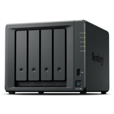 Synology DiskStation DS425+ serveur de stockage NAS Intel® Celeron® J4125 2 Go DDR4 0 To Noir