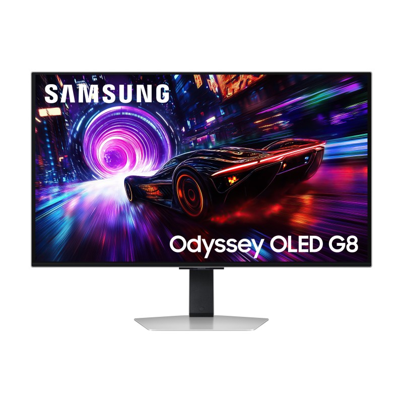 Samsung G81SF écran plat de PC 81,3 cm (32") 3840 x 2160 pixels 4K Ultra HD OLED Argent