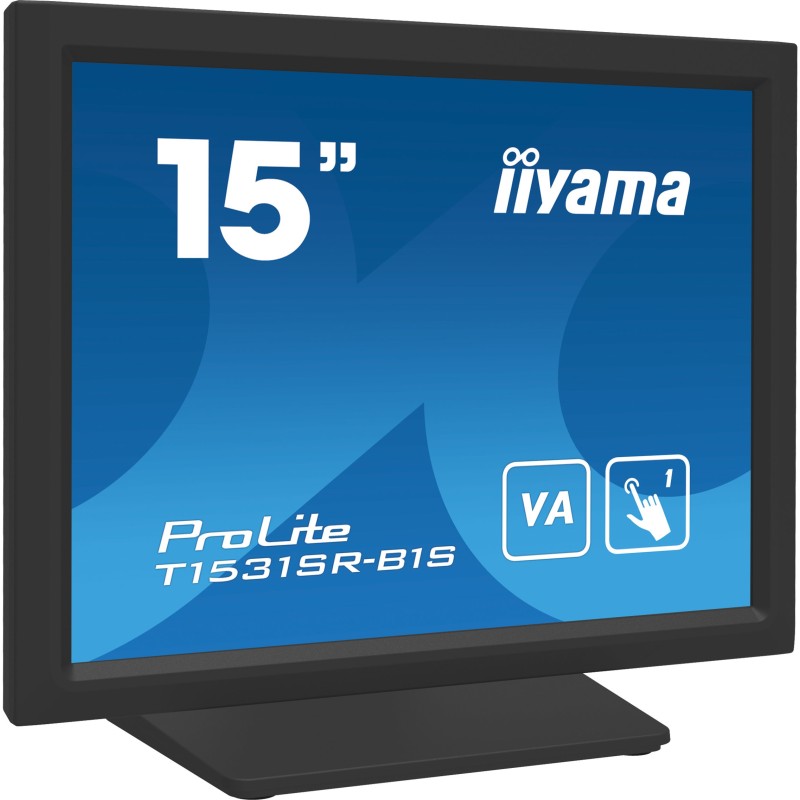 iiyama T1531SR-B1S Moniteur de caisse 38,1 cm (15") 1024 x 768 pixels XGA Écran tactile