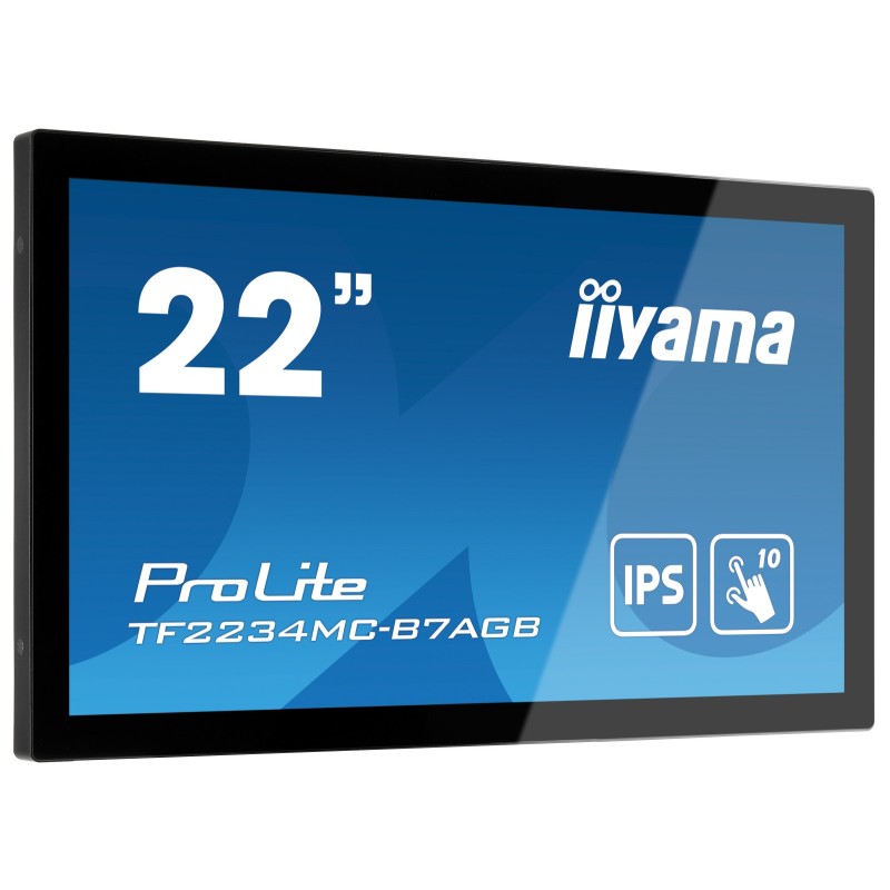 iiyama ProLite TF2234MC-B7AGB écran plat de PC 54,6 cm (21.5") 1920 x 1080 pixels Full HD LED Écran tactile Multi-utilisateur
