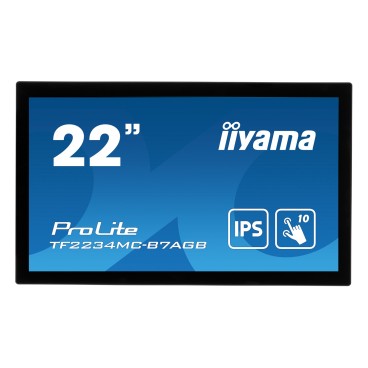 iiyama ProLite TF2234MC-B7AGB écran plat de PC 54,6 cm (21.5") 1920 x 1080 pixels Full HD LED Écran tactile Multi-utilisateur